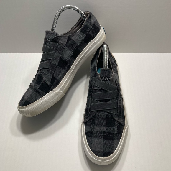 **SOLD** Blowfish Distressed Plaid Shoes Women’s Size 8 - Picture 10 of 10